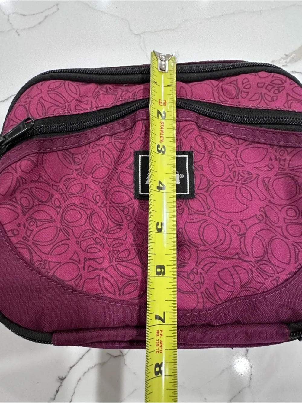 REI Co-op Insulated Lunch Box / Cooler Bag - Purple Floral Pattern - Picture 10 of 11